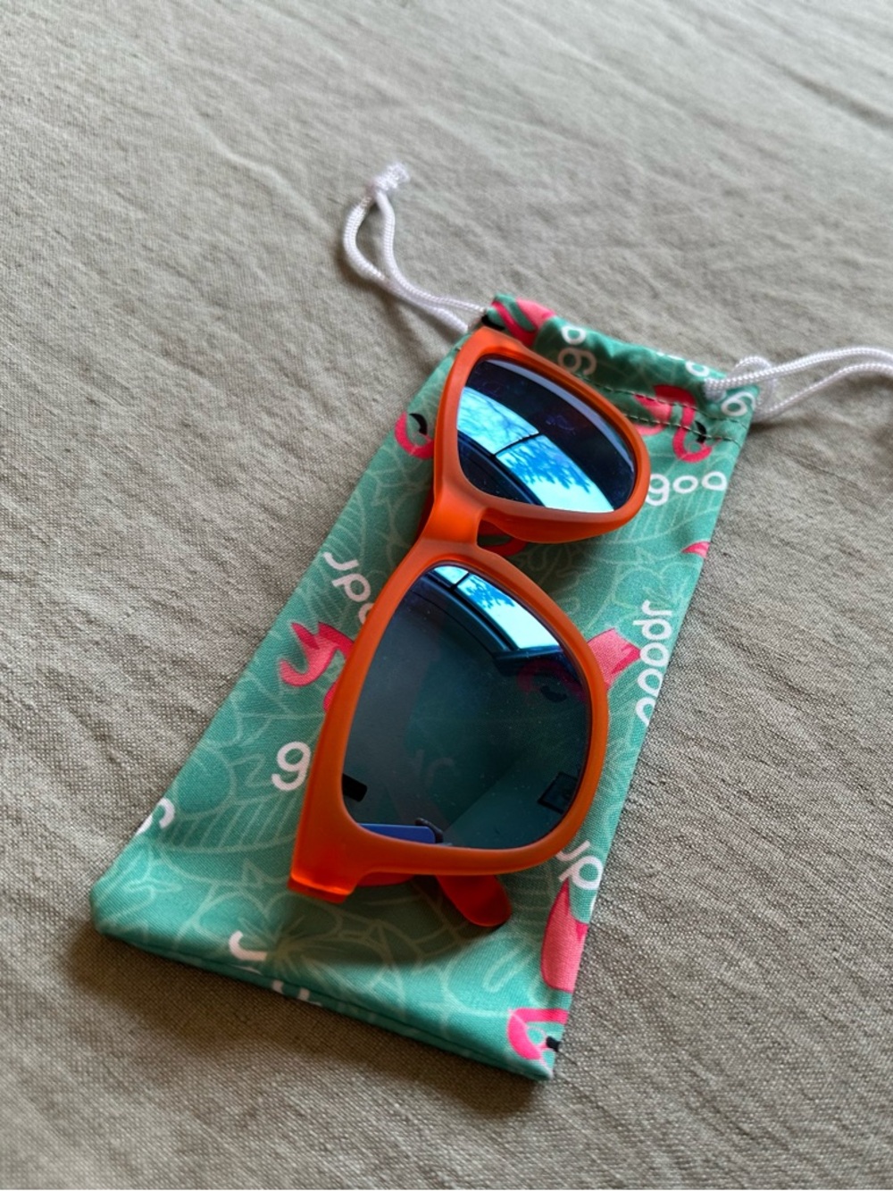 Goodr Orange Donkey Goggles Sunglasses